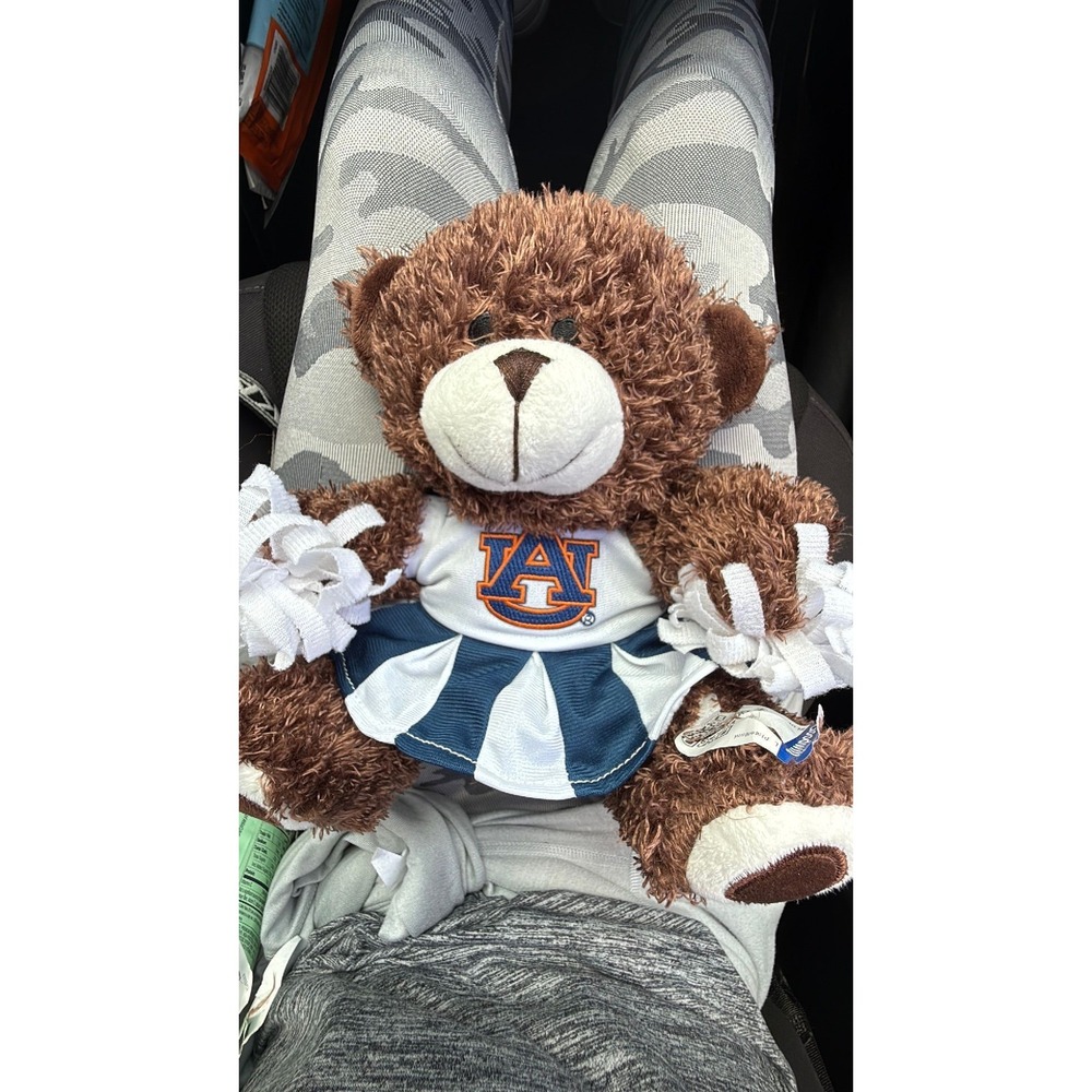 Auburn Tigers cheerleader plush